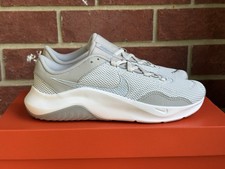 New Nike Legend Essential NN Size 10 Womens White Grey Blue Sneakers Shoes