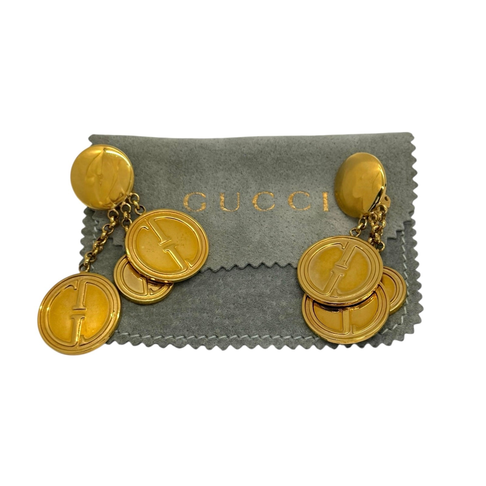 Gucci Vintage GG Coin Earrings thumbnail 3