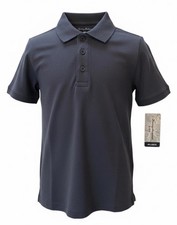 Tommy Bahama Kids Polo Shirt Size Small 5/6 Dark Gray Casual Short Sleeve NWT