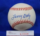 Larry Doby JSA Coa Autograph Official American League Signed Baseball