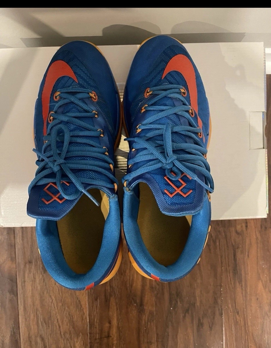 Nike KD 6 Elite Team Sneakers Kevin Durant 9.5 Blue/Orange | eBay