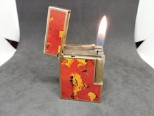 Accendino a gas Dupont vintage Gatsby laccato marmo linea 2 funzionante