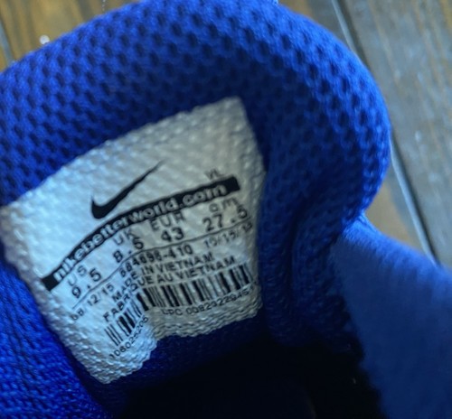 Nike Vapor Men’s 9/9.5 Baseball Cleats Blue NWOT Mismatched Size - Picture 9 of 9