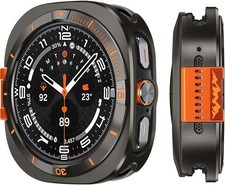 2 in 1 Metal Bumper Case for Samsung Galaxy Watch Ultra 47mm Rugged Protection