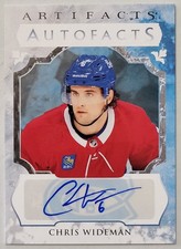 2023-24 Upper Deck Artifacts Autofacts Chris Wideman #AF-CW Montreal Canadiens