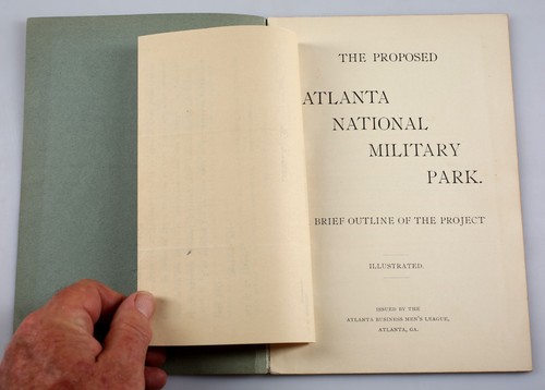 1900 Atlanta Businessmen League National Military Park Proposal Civil War Letter - Picture 5 of 16