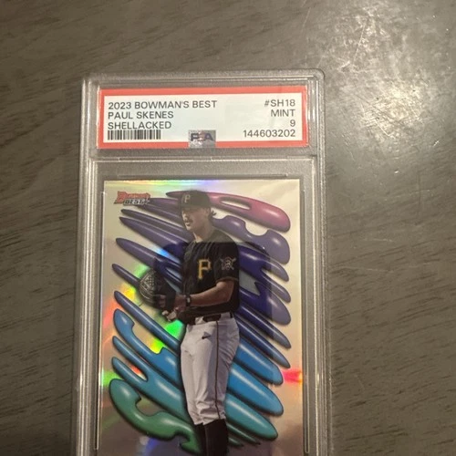 Paul Skenes 2023 Bowman's Best Shellacked #SH-18 PSA 9 Mint Pittsburgh Pirates