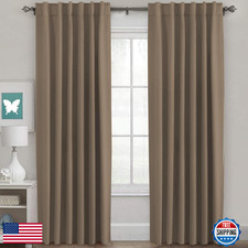 H.VERSAILTEX Blackout Curtains Thermal Insulated Panels 52x96" Room Darkening Ma