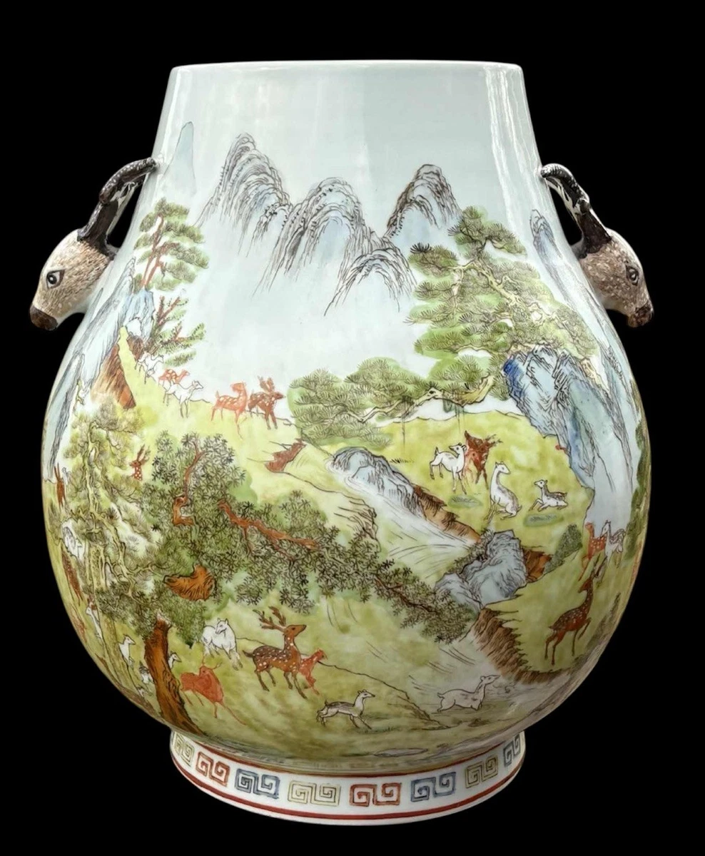 乾隆Mark 印第安纳中国古董花瓶| eBay