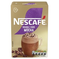 NESCAFÉ Mocha Double Chocolate Instant Coffee 7 Sachets 100percent 1 count