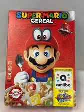 Nintendo Super Mario Cereal with Amiibo - Brand New! 2018 (Expired) 