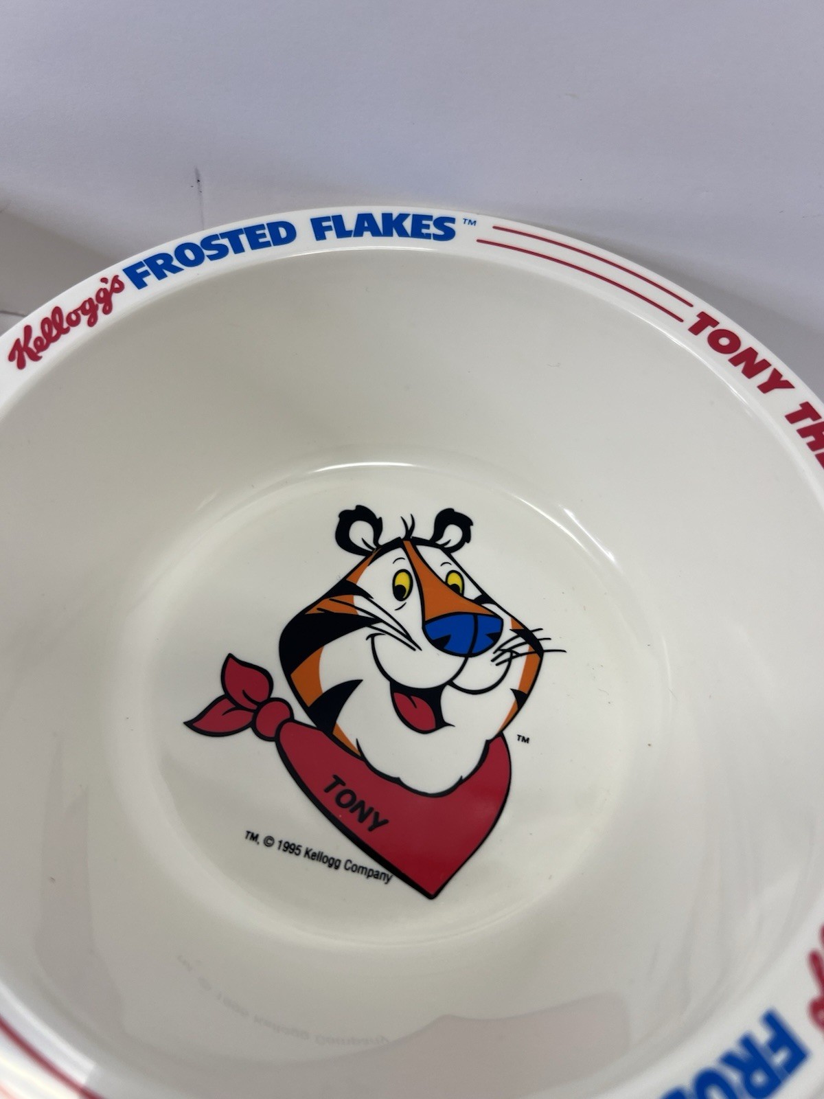 Vintage Kellogg’s Cereal Bowls, Complete 1995 Collector Set Of 4 Plastic 90th