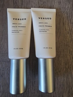 Versed Skin Face Primer Smooth Skin Lot 2 Hyaluronic Acid + Niacinamide NEW