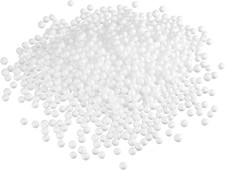 2 Packs 0.1-In Foam Beads Ball Polystyrene round Foam Balls White for DIY Crafts