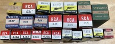 23 Vintage Vacuum Tubes  Most New in Boxes  RCA Zenith Tung-Sol Sylvania