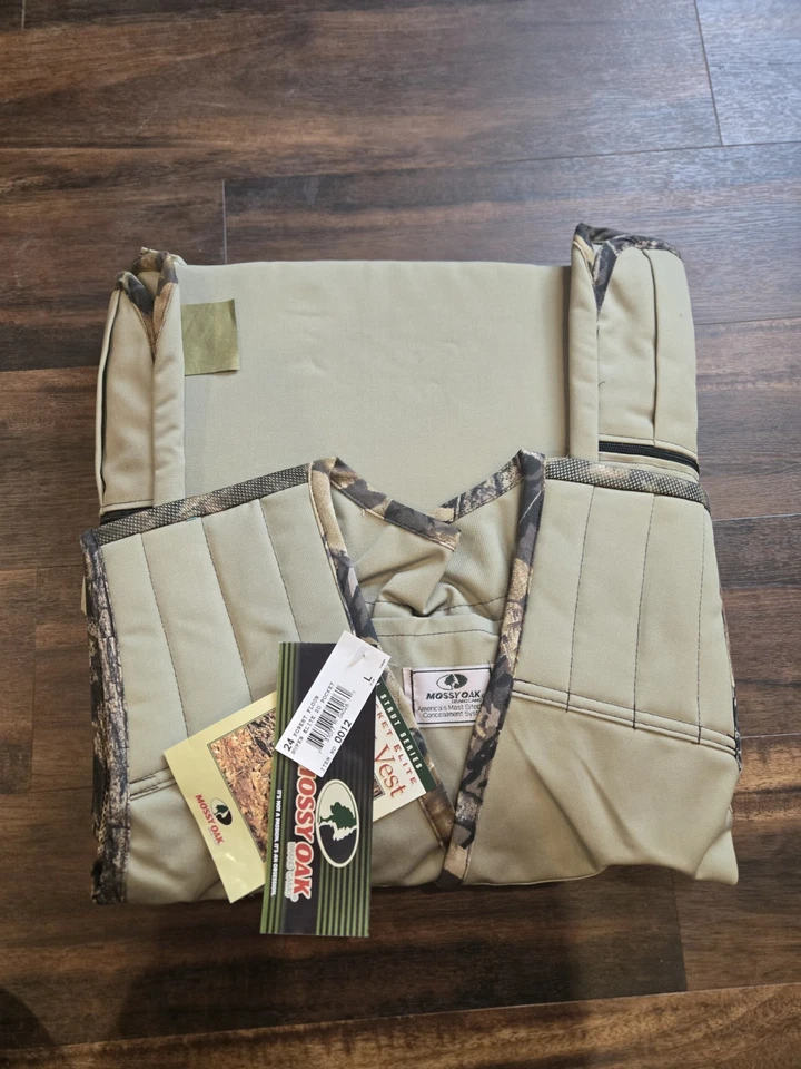 Жилет джейков Mossy Oak National Wild Turkey Federation большой бренд камуфляж винтажный - Изображение 3 из 4