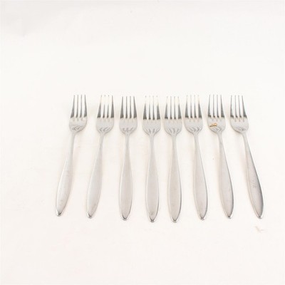 WMF Set 8 Dinner Gabeln Balance Edelstahl Glanz Silber Modern