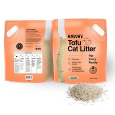 Tofu Cat Litter  Clumping, Dust-Free, Unscented, Natural Compostable  Flush...