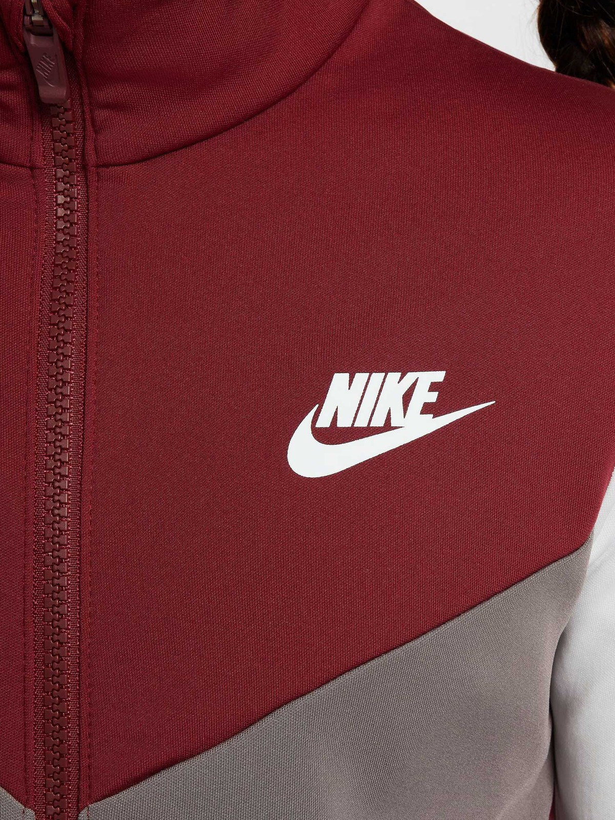 NIKE TRACKSUIT TOP BOTTOMS KIDS TROUSER JACKET PANTS RED GREY SET S M L XL image 3