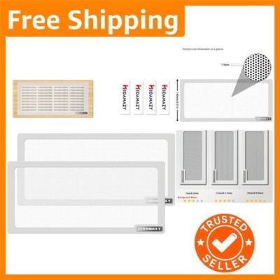 Easy Install Magnetic Mesh Vent Covers 5.5''x12'' for Ceiling/Floor Vents - 2 Pack
