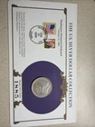 1885 Morgan Silver Dollar .999 U S Post Commemorative Stamp Set  18c Plus Extra