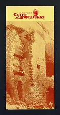 1950s Manitou Colorado Cliff Dwelling Chief Little Deer Vintage Travel Brochure