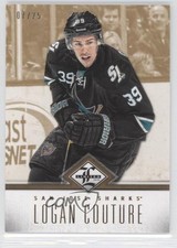 2012-13 Panini Limited Gold 7/25 Logan Couture #14 1y7
