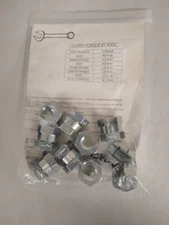 (10) Erico Caddy SN37 3/8" Threaded Nut. New