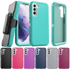 For Samsung Galaxy S21 Ultra S21  5G Heavy Duty Phone Case Cover / Clip Holster