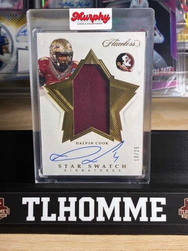 Dalvin Cook flawless patch auto (on-card)