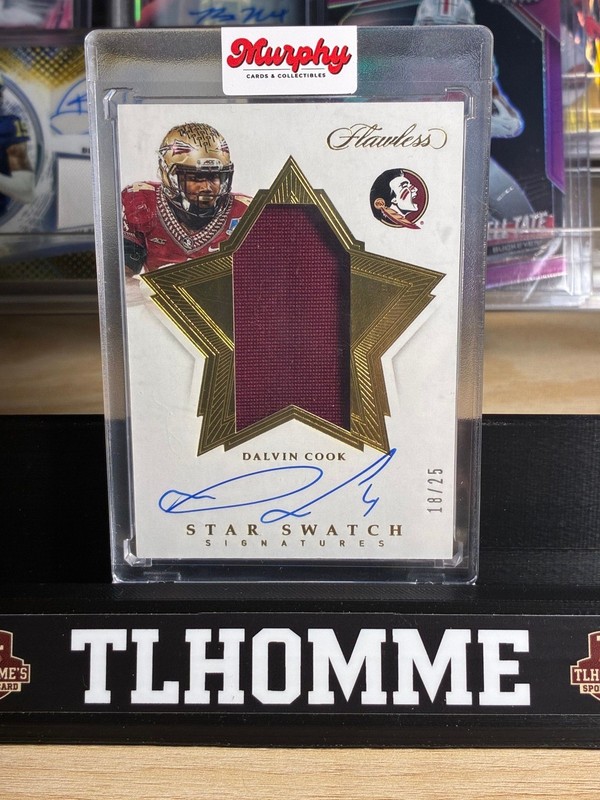 Dalvin Cook flawless patch auto (on-card)