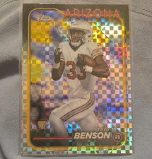 Topps Chrome 2024 Trey Benson #214 X-Fractor Rookie Arizona Cardinals NFL