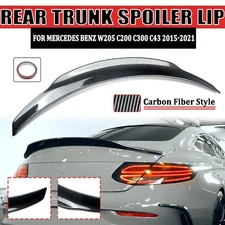 For Mercedes Benz W205 C200/300 C43 2D SPORT Coupe 15-21 Rear Trunk Spoiler Wing