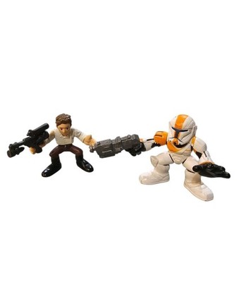 Hasbro Star Wars Galactic Heroes BOSS Republic Commando  & Hans Solo Figures