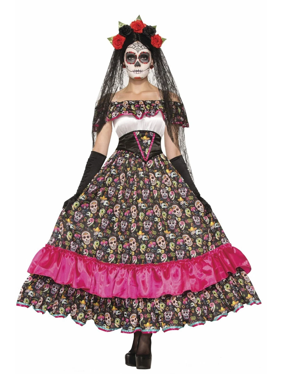 knee length dresses for ladies unik Girl's Fancy Traditional Mexican Cinco De Mayo Fiesta Dress Size –  unik Retail main image 1