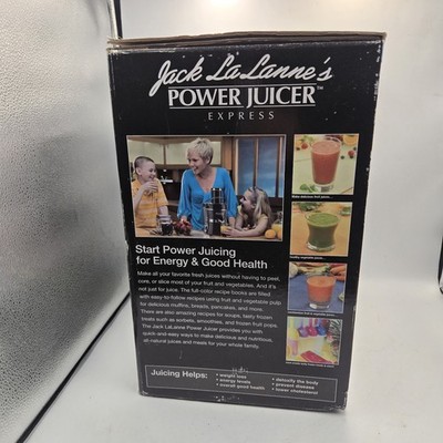NEW Jack LaLanne Power Juicer Express MT-1020 Black 10th