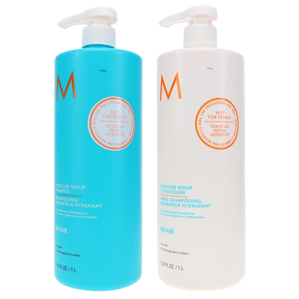 Moroccanoil Moisture Repair Shampoo 33.8 oz & Moisture Repair Conditioner 33.8 - Image 2 of 4