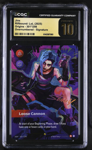 Jinx, Loose Cannon graded CGC 10 for sale on eBay