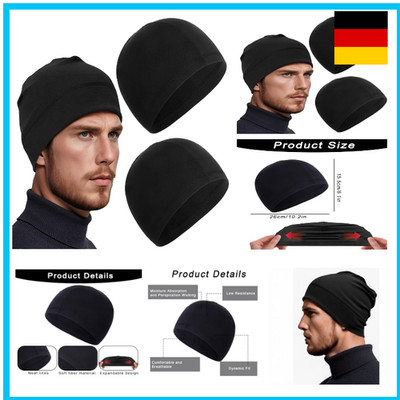3er Pack Fahrradmütze Unter Helm - Atmungsaktive Sportmütze für Herren & Damen,