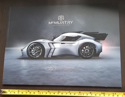McMurtry Automotive Speirling EV car brochure Goodwood Festival of Speed MINT