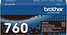 Brother TN-760 Genuine High Yield Black Toner Cartridge HL-L2350DW OEM New