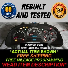 2002-2005 Chevy Trailblazer Gauge Cluster
