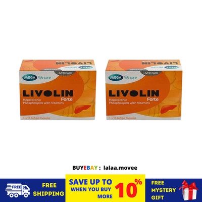 2 X Livolin Forte 50'S Liver Cleanse Detox Vitamin Supplement