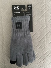 Mens UA Under Armour Halftime Gloves Touch Screen Compatible S/M