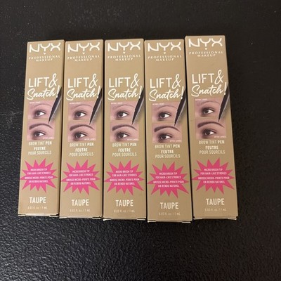Pack of 5  NYX  Professional Lift & Snatch Brow Tint Pen Taupe LAS03