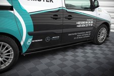 MAXTON SEITENSCHWELLER ANSATZ (PAAR) MERCEDES CITAN (W415) SCHWARZ HOCHGLANZ TTG