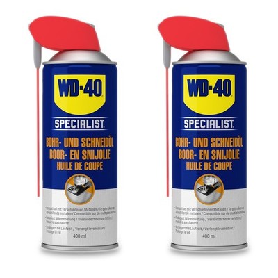 WD-40 SPECIALIST 2x 400 ml BOHR- & SCHNEIDÖL BOHRÖL METALLBEARBEITUNG 50199799