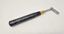 Piano Fixed Tuning Lever w/ Nylon Marbled Ebony Handle- Removeable Tuning Head