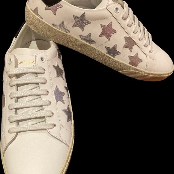 Sneaker Saint Laurent YSL Silver Star TAGLIA38 + US8 5 NUOVE IN SCATOLA