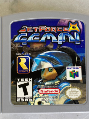Vintage JET FORCE Gemini Video Game Cartridge. Nintendo 64 N64 | eBay